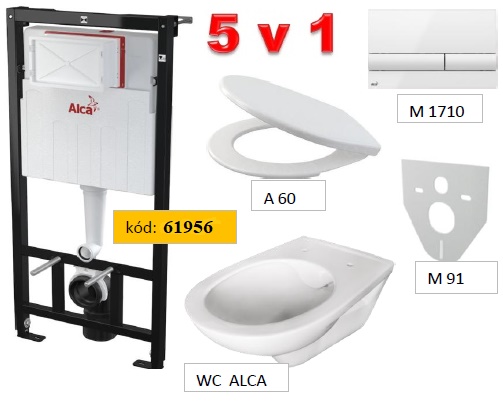 WC SET A101 SADROMODUL 5v1 M1710+M91+A60+P169/davkovač - Akciové produkty AQUA Centrum