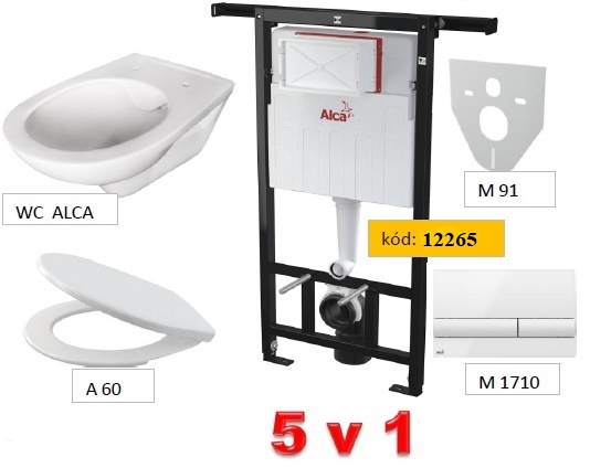 WC SET A102 JADROMODUL 5v1 M1710+M91+A60+P169/dávkovač  - Akciové produkty AQUA Centrum