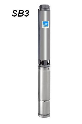 EBARA W 3" SB 3-15 s mot 0,37kW 400V   H-41m,  Q=45l/min - AQUA Centrum