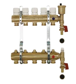 Rozdelovač s regul.+vyp C334SET  4-okr. Bianchi - AQUA Centrum