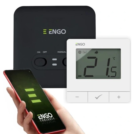 Termostat  E20i bezdrôtový s wifi modulom biely - Akciové produkty AQUA Centrum